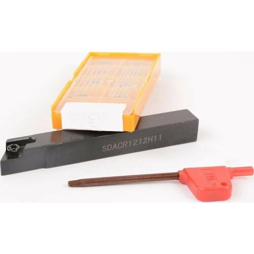 CNC Carbide Insert Lathe External Turning Tool +10pc DCMT11T304