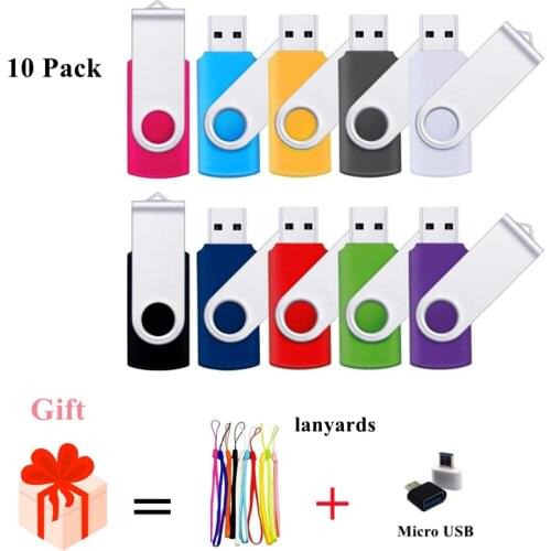 Over 10pcs Free Customize Memory Disk Flash USB Pendrives OTG USB 2.0 Colorful Clef USB 64GB 32GB 16GB 8GB Photography Gifts