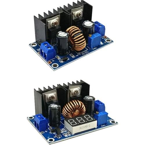 XL4016 PWM adjustable 4-36V to 1.25-36V step-down card module up to 8A 200W DC-DC step-down power converter with digital tube
