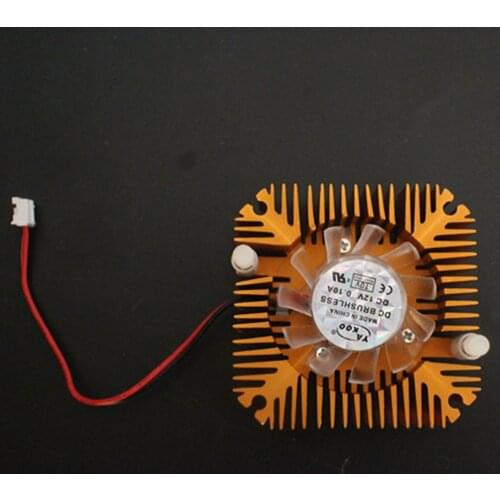 1pcs Aluminum Heatsink with fan for 5W/10W LED light Cooling Cooler DC12V