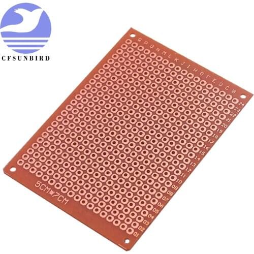 10Pcs DIY Prototype Paper PCB Universal Experiment Matrix Circuit Board 5x7CM