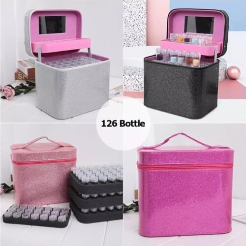 126 bottles Diamond Painting Tools Beads Container Rhinestone Diamond Embroidery Stone Storage Accessory Mosaic Convenience Boxs