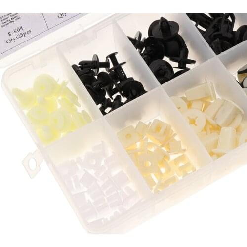 146Pcs Body Plastic Push Pin Rivet Fasteners Trim Moulding Clip for Toyota
