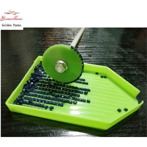 5D Diamond Painting Cross Stitch Tools Set Diamond Mosaic Embroidery tools Rotate pen for square round Diamond fast Rhinestone1