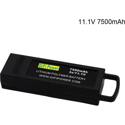 11.1V 7500mAh 3S Lipo Battery For Yuneec Q500 4K For Typhoon RC Drone large capacity Drone Backup Battery for Yuneec Q500 4K