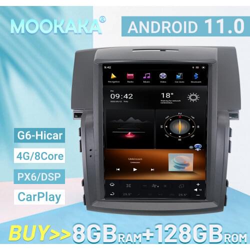 4+128G For Honda CRV 2012-2016 Android 9.0 Tesla Style PX6 Car No DVD GPS Navigation Multimedia Player Carplay Stereo Head Unit