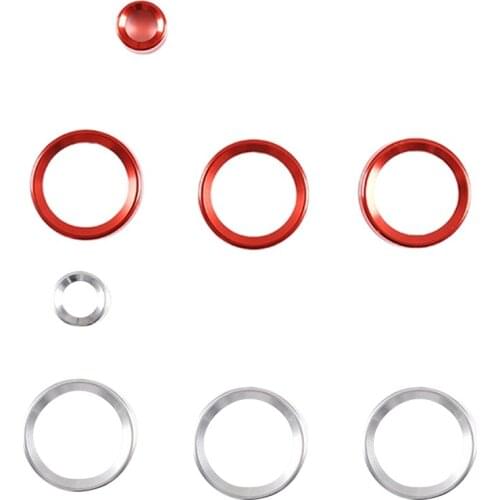 Car Air Conditioning Knob Volume Control Knob Cover Trim Fit for Land Rover Range Rover Evoque 12-18