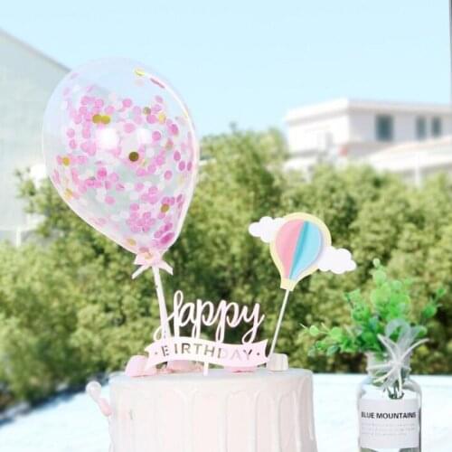 Cake topper banner for DIY Cupcake Wrapper Baking Cup birthday/wedding party bar Table decoartion baby shower balloon