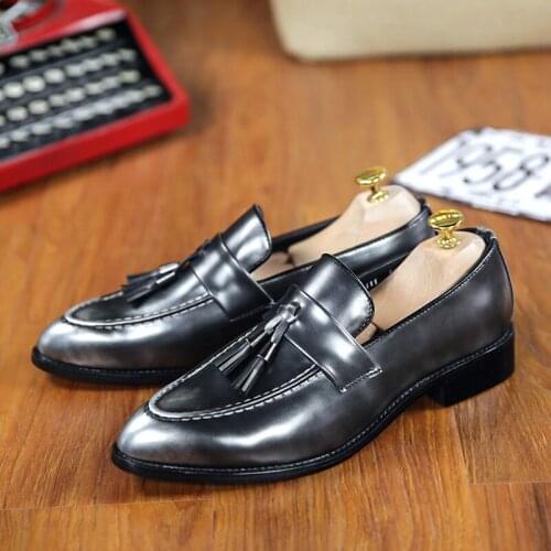 Brand mens shoes spring and autumn fashion personality outdoor leisure natural leather casual shoes luxury mens dress shoes