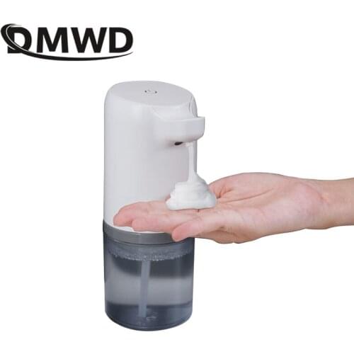 DMWD Automatic liquid soap dispenser contactless design foamy handy sanitizer making machine USB rechargble for prevent germs