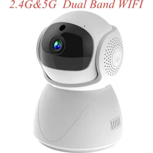 2.4G 5G dual-band Wifi Security 360 Degree PTZ 1080P IP Cameras Home CCTV Camera Surveillance IR Night Vision Baby Monitor