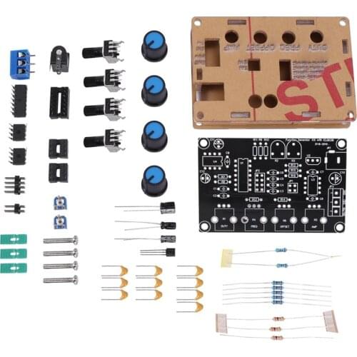 Icl8038 Signal Generator Diy Kit Sine Triangle Square Sawtooth Output 5Hz~400Khz Adjustable Frequency Amplitude