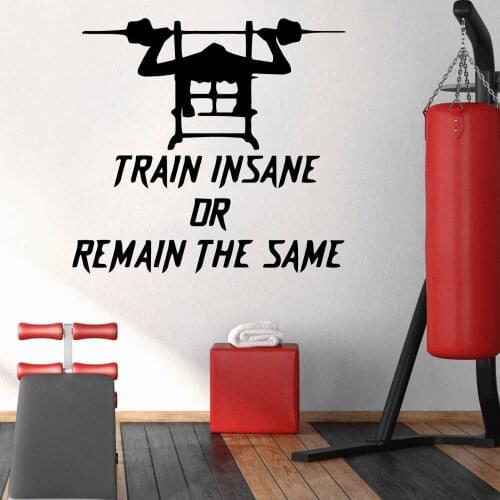 Cartoon GYM Waterproof Wall Stickers Home Decor For Living Room Bedroom Wall Stickers Waterproof Wallpaper