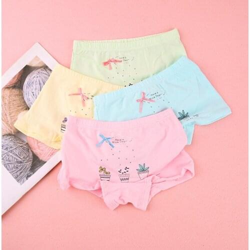 Girls underwear cotton boxer baby underwear childrens four corners 1-3-5-9 years old childrens underwear girls shorts