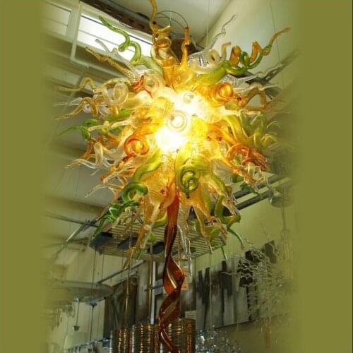 2019 New Arrival Custom Decorative Art Glass Pendant Lights Blown Glass Pendant Lamps Customized Colored for KTV Decor