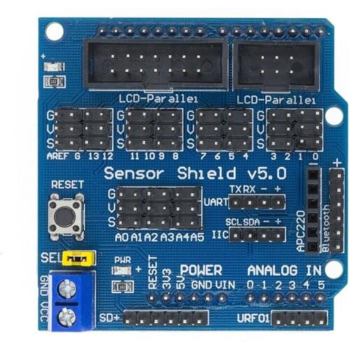 V5.0 Sensor Shield expansion board for arduino electronic building blocks robot accessories Sensor Shield V5 expansion board