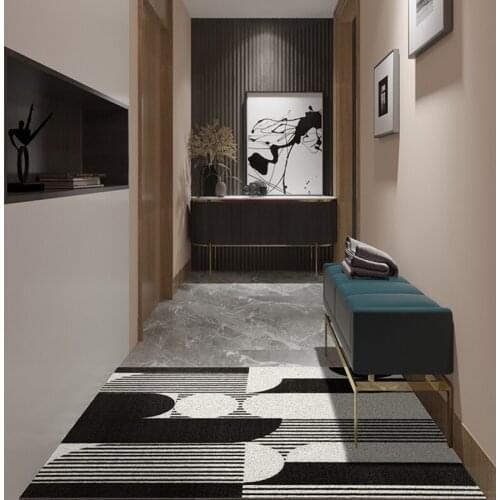 Strip Large Entrance Door Mats PVC Silk Loop Floor Mats Carpet Can Be Cut Anti-slip Indoor Outdoor Custom Home Door Mat Carpet