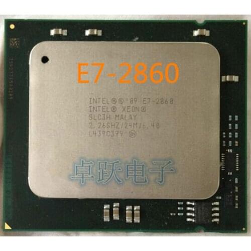 Intel Xeon E7 2860 CPU 2.13GHz 24MB 10-CORES LGA1567 130W Processor free shipping