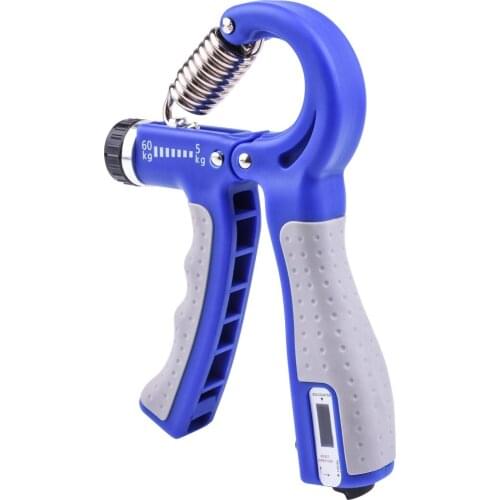 Hand Gripper Strengthener Counter Finger Exerciser Grip Workout Strength Muscle Trainer Recovery Handles Wrist Gym Equipment