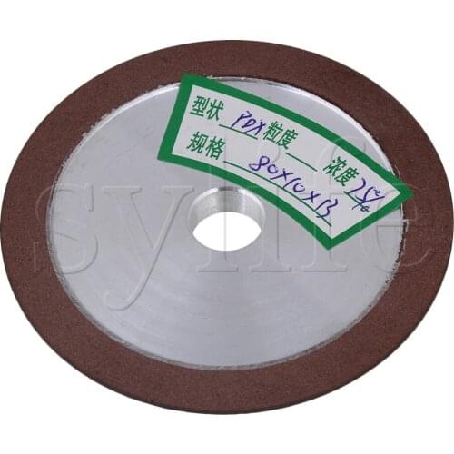 Grit 180 Cutter Grinder 80mm Dia Tapered Plain Resin Diamond Grinding Wheel