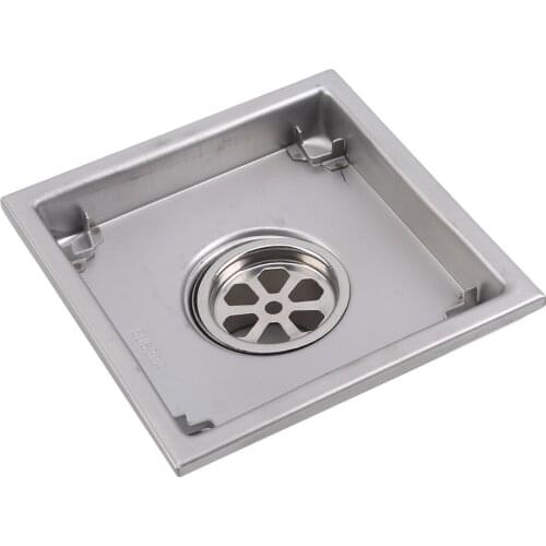 Floor Drain Tile Insert Square Floor Waste Grates Bathroom Shower Drain Shower Tile Insert Invisible Water Filters