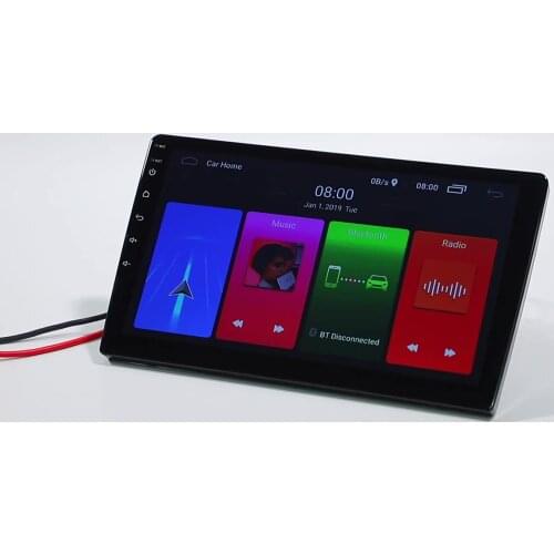 1+16G Android Autoradio 2din GPS Radio 9 inch 2.5D Capacitive Touch Screen FM/AM/RDS Radio Spilt Screen Android Car Radio