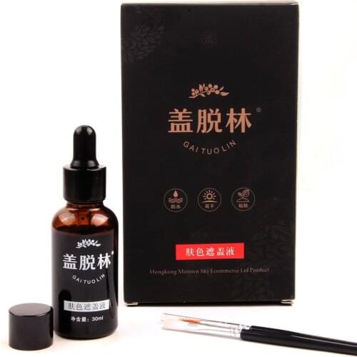 1box/2box Professional spot Concealer Vitiligo Scars Birthmarks Cover Plant Essence Tattoo Skin Repair Cover Liquid