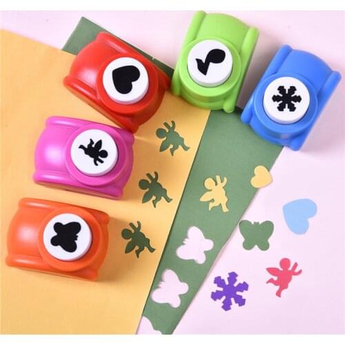 1 PCS Kid Child Mini Printing Paper Hand Shaper Scrapbook Tags Cards Craft DIY Punch Cutter Tool 18 Styles