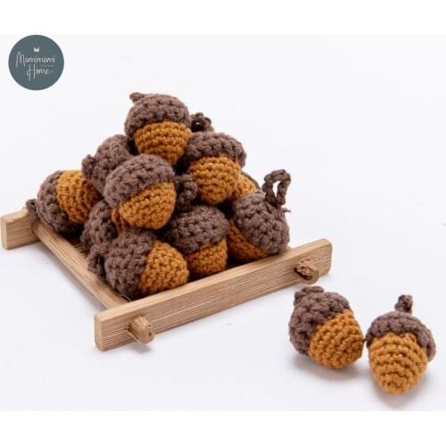 5/10 pcs DIY Wooden Crochet Beads Baby Teether Infant Bracelet Pacifier Chain Accessories BPA Free Baby Product Gift for Newborn