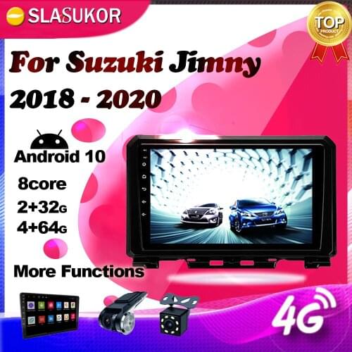 For Suzuki Jimny JB64 2018 2019 2020 Android 10 Multimedia WIFI RDS IPS Video Car Radio Navigation Player GPS No 2din 2 din DVD