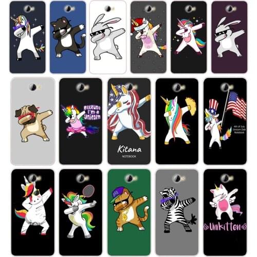 54 Pandas Unicorn fundas Capinha Silicone TPU Cover Phone Case On Case For Huawei Y3 II Y5 II Nova 5T GR3 P40 Lite E Case Soft