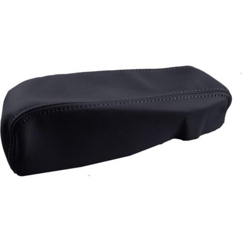 Black Armrest Box Cover Center Console Lid Protector Skin Fit for Toyota 4Runner 1996 1997 1998 1999 2000 2001 2002