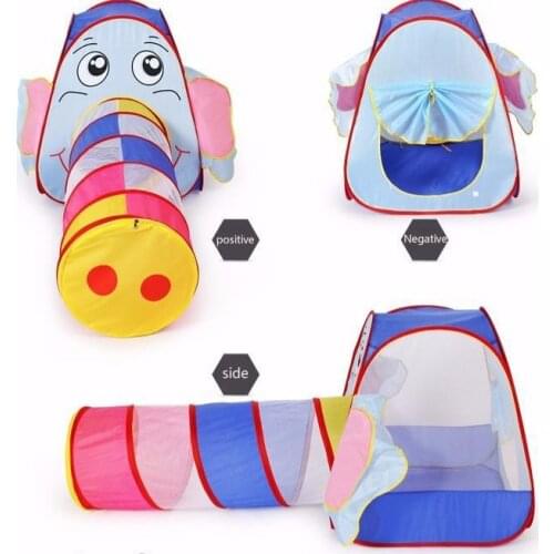 Childrens Game House Marine Ball Pool Indoor and Outdoor Children Baby Tent Toy House Tunnel Tent Tent Fence Outdoor Lawn Games