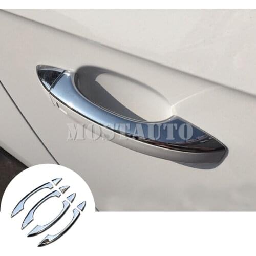 For Audi A5 S5 ABS Chrome Exterior Car Door Handle Cover Trim 2008-2016 8pcs Car Accessories Interior Car Decor Car Trim