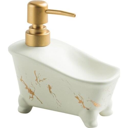 Northern Europe Bathroom Soap Dispenser Multifunction Lotion Bottle Toiletries Wash Set Home Ceramics