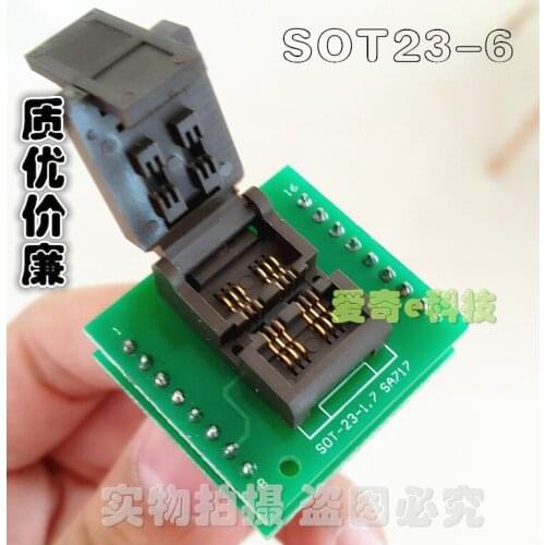 SOT23-6L dual bit SOT23-5 adapter SOT23-3 aging SA717 burn IC test stand