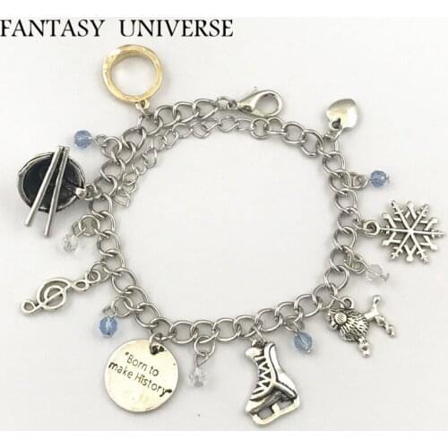 FANTASY UNIVERSE Freeshipping 20pc a lot YURI ON ICE Charm Bracelet BKSLJOHN66