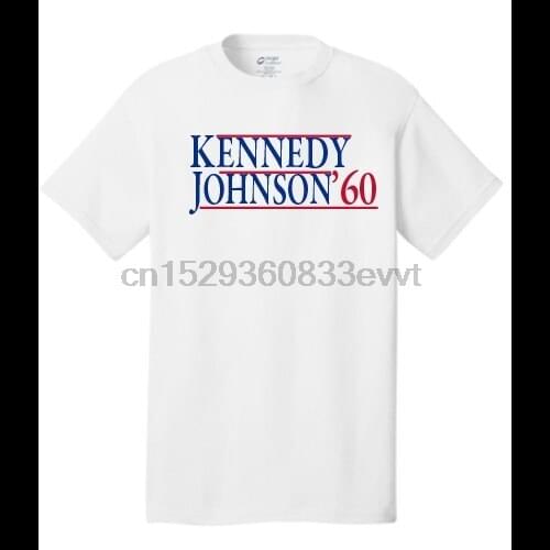 JFK John F Kennedy Johnson President 1960 T-Shirt Political Retro Tee Candidate