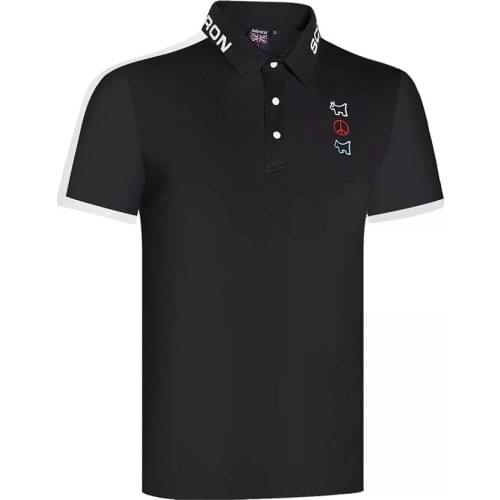 Golf clothing summer mens golf t-shirt comfortable and breathable golf t-shirt casual fashion shirt free shipping