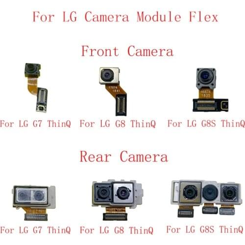 Back Rear Front Camera Flex Cable For LG G7 ThinQ G8 ThinQ G8S ThinQ Main Big Small Camera Module Repair Replacement