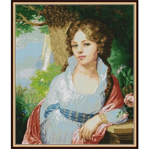 Everlasting Love Girl Painting Chinese 5d Diamond Painting Full Square Christmas Decorations For Home Wedding Decoration Navidad