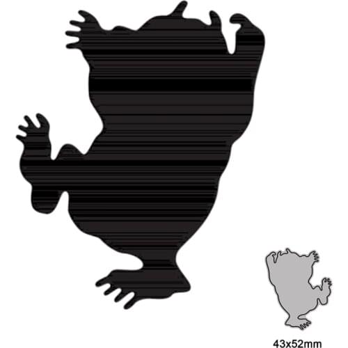 Cute Little Monsters Dancing Design Craft Metal Cutting Dies Scrapbooking Album DIY Paper Card Craft Embossing Die New