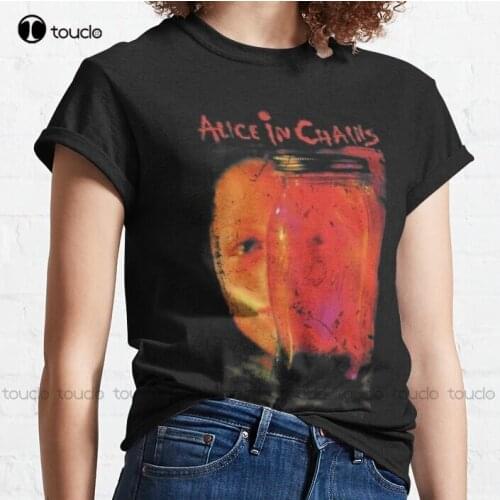 New Best - Alice In Chaniss Classic T-Shirt Cotton Tee Shirt Unisex alien shirt