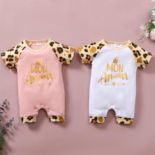 New Born Baby Clothes Baby Boy Romper Baby Clothes Cotton Newborn Cute Girl Short Sleeve Rompers Onesies Toddler Jumpsuits Cow