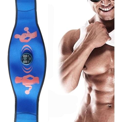 New Body Slimming Belt Electric EMS Abdominal Toning Belt Muscle Toner Body Belly Massager For Abdomen Arm Leg Waist Weight Loss