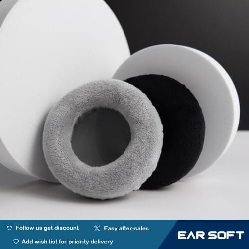 Earsoft Replacement Cushions for OneOdio Studio Monitor Headphones Cushion Velvet Ear Pads Headset Cover Earmuff Sleeve
