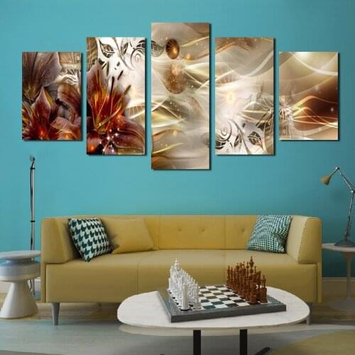 Light Luxury Leaf Feather No. 1 Decorative Painting Simple Style Modern Porch Living Room Corridor Study Room Hotel Hotel