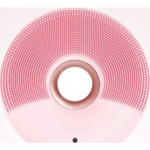 Intelligent Sonic Cleansing Instrument Dual Power 0.6mm Gentle Silicone Electric Face Cleanser Massager with Efficient Cleaning