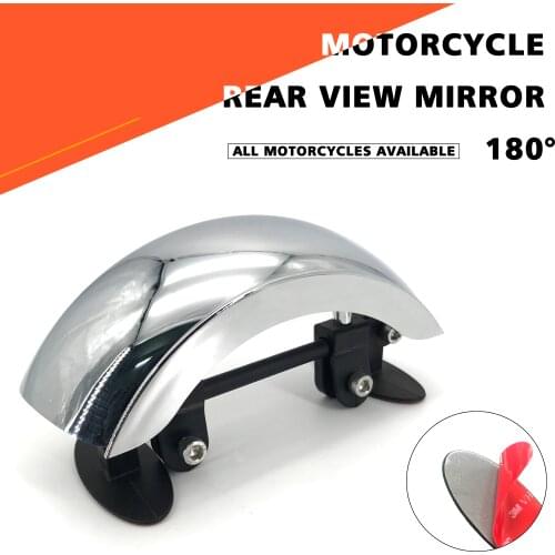Motorcycle wide-angle rearview mirror, chrome plated, motorcycle accessories
