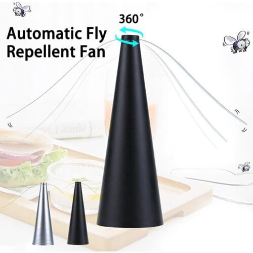 Outdoor Kitchen Fly Repellent Fan Food Protector Electronic Pest Control Fan Blade Mosquito Fly Bugs Repellent Food Protector